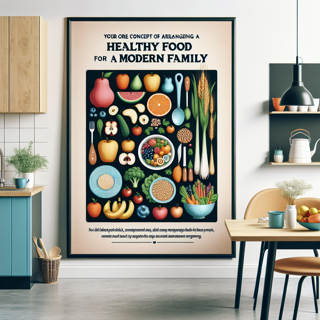 Menyusun Poster Makanan Sehat untuk Keluarga Modern